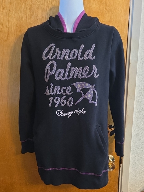 Arnold palmer Tops - Vintage Arnold Palmer "Starry Night" Hoodie Dress Size XS